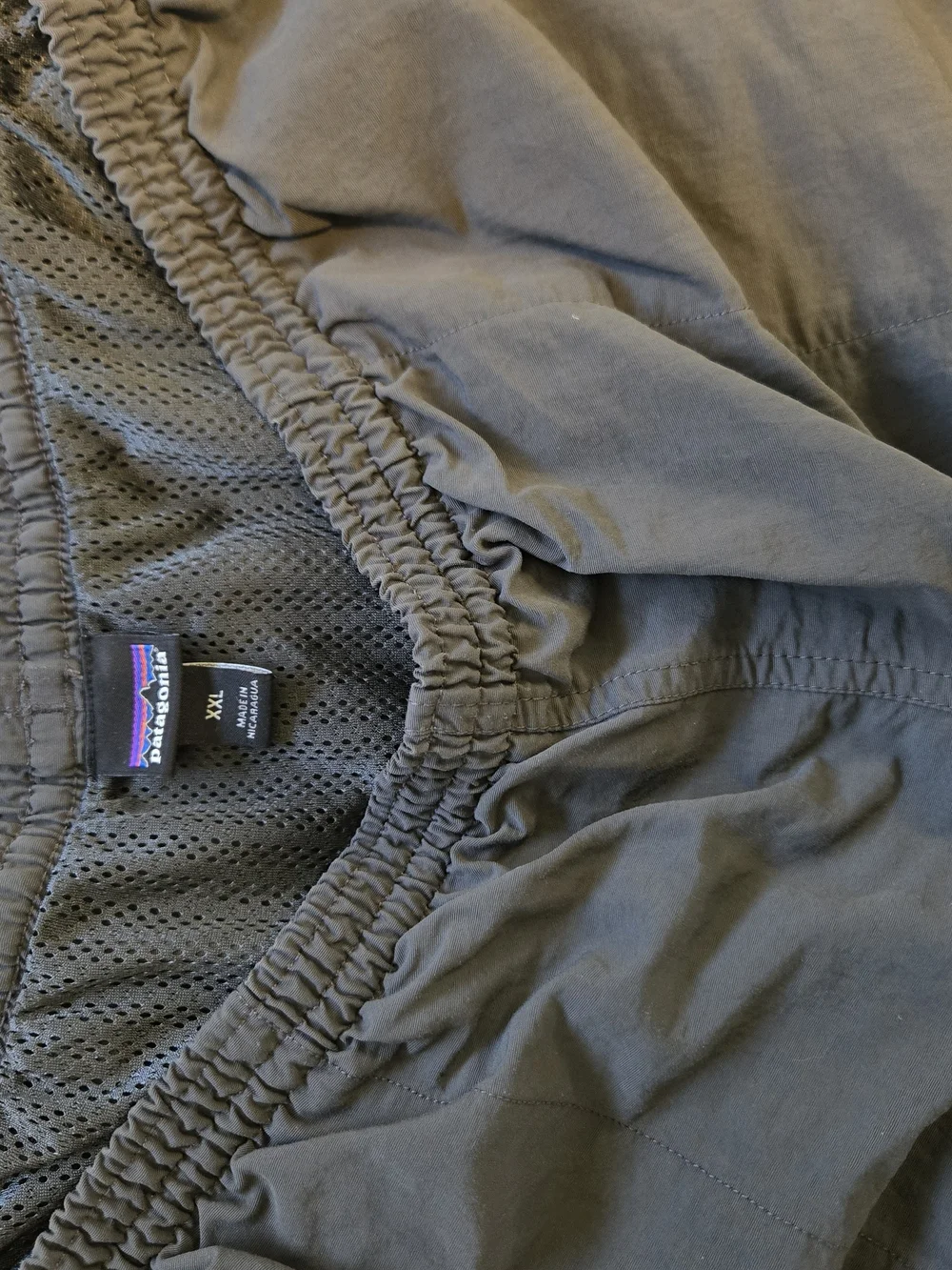 Patagonia Men's Charcoal Athletic Shorts0808